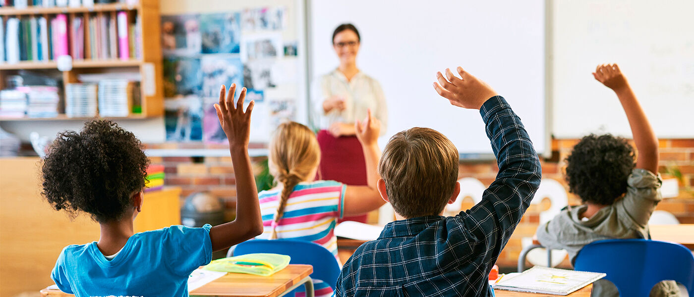 Children in classroom